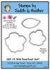 NEW BACK IN STOCK DIE-12 Wild Rose/Leaf Die Set